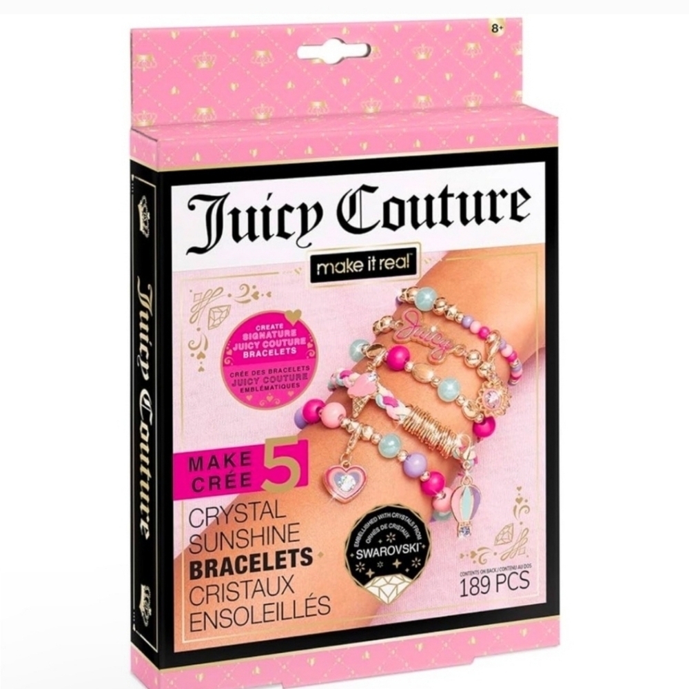 💕▪️ Juicy Couture ▪️friendship bracelet set DIY charm bracelet making kit